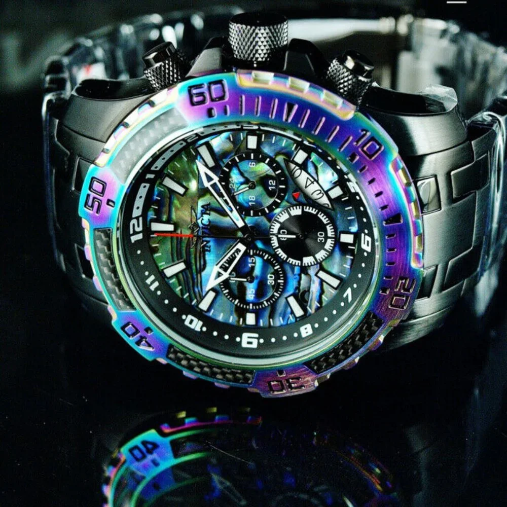SALE! IRIDESCENT PRO DIVER 52MM!! MUST SEE! NIB!!